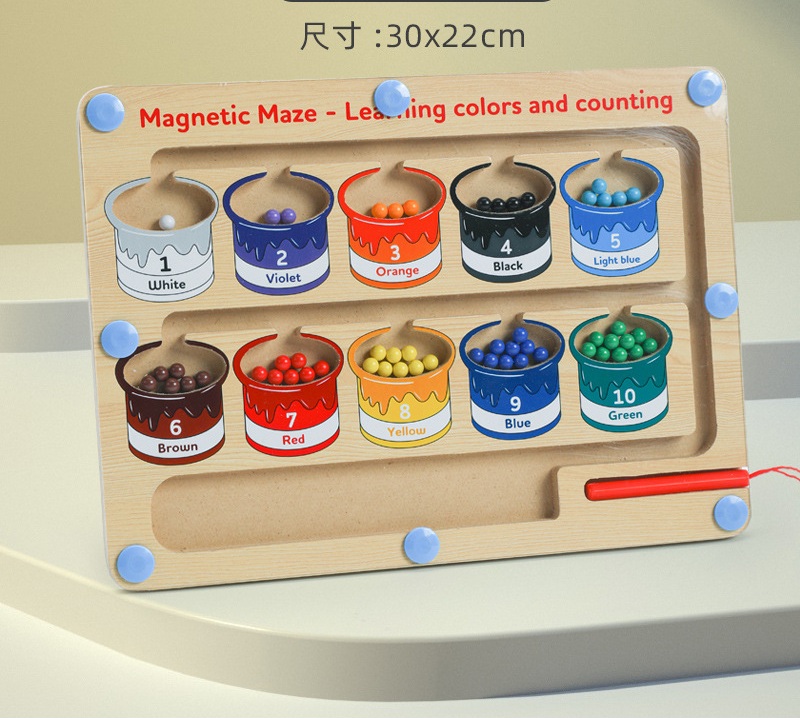 Magnetic Maze (Colour sorting & Counting) – The Lifematics Centre