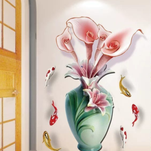 Flower Vase Wall Sticker - Image 1