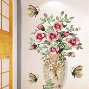 Flower Vase Wall Sticker - Image 2