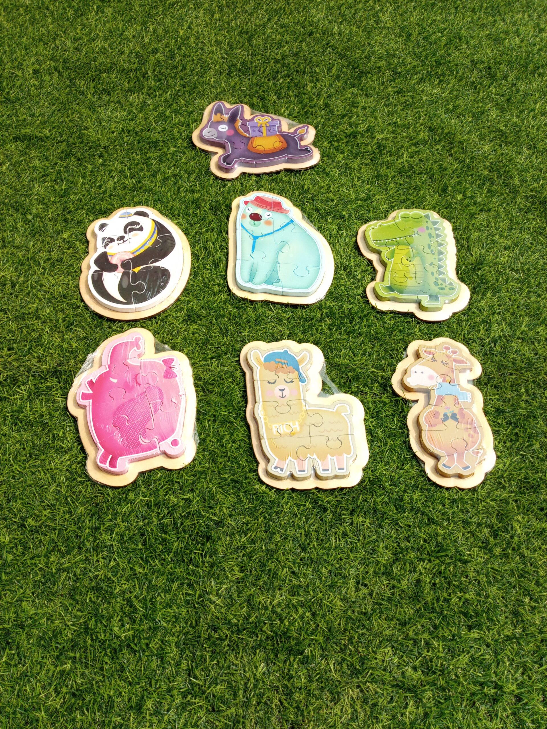 Wooden jigsaw puzzle