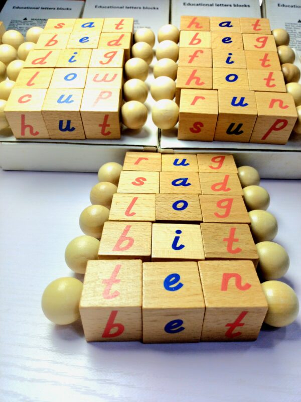 letter blocks wooden